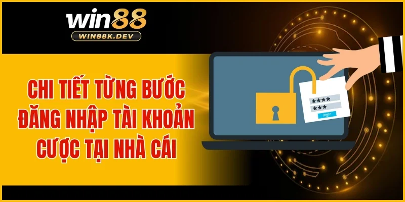 Chi tiết từng bước đăng nhập tài khoản cược tại nhà cái