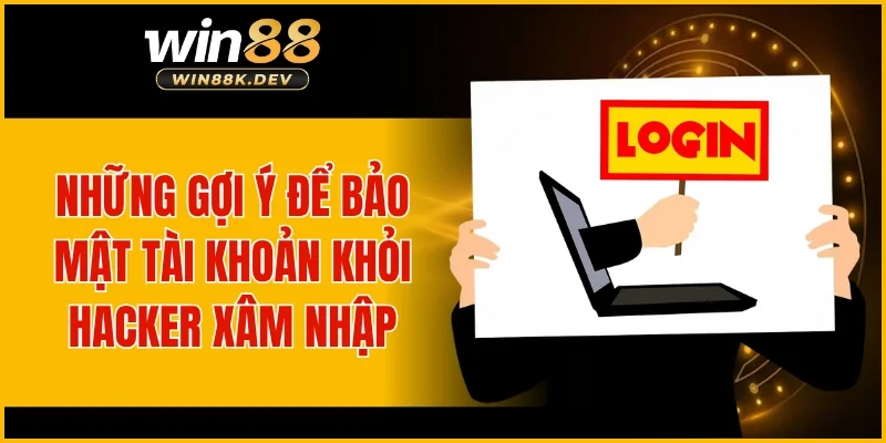 Những gợi ý để bảo mật tài khoản khỏi hacker xâm nhập